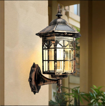 Solar Wall Lights Outdoor Waterproof - Dusk to Dawn Motion Sensor