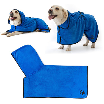 Microfiber Dog Drying Robe/Coat