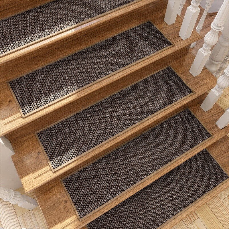 NonSlip Stair Treads Carpet, Woven Step Treads for Indoor Steps