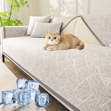 Summer Ice Silk Anti-Slip Sofa Cover