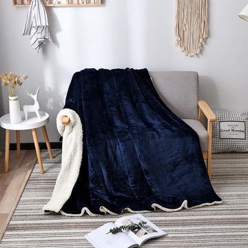 Comfy Sherpa Throw Blanket