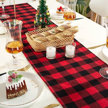 Buffalo Plaid Table Runner and Placemats