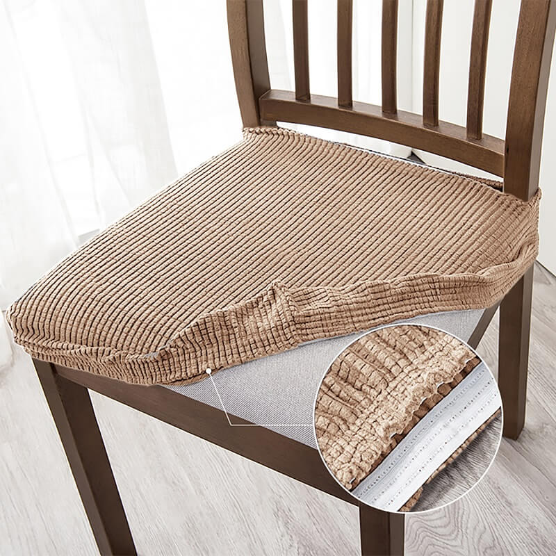 2/4/6 Pcs Dining Chair Seat Covers