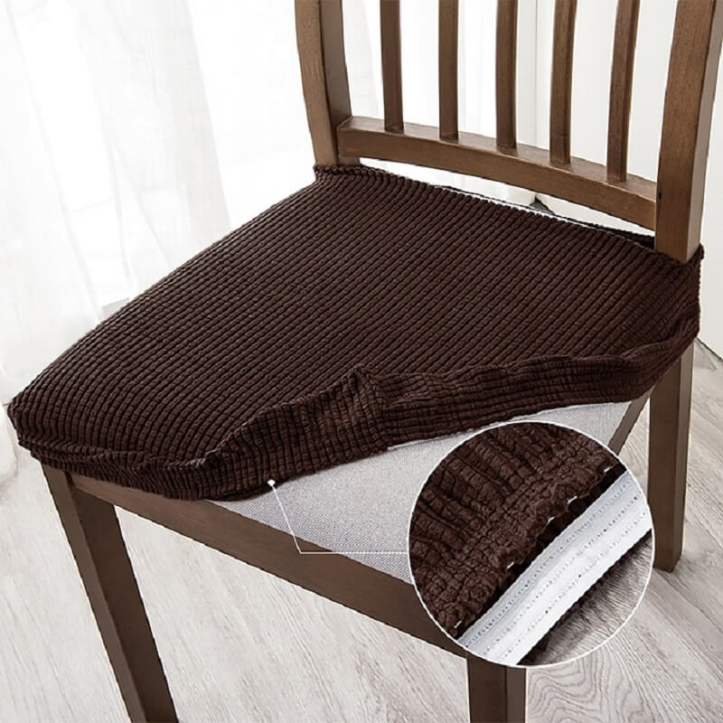 2/4/6 Pcs Dining Chair Seat Covers