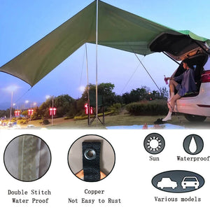 Waterproof Car Awning for Camping Outdoor