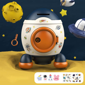Piggy Bank with Key for Children