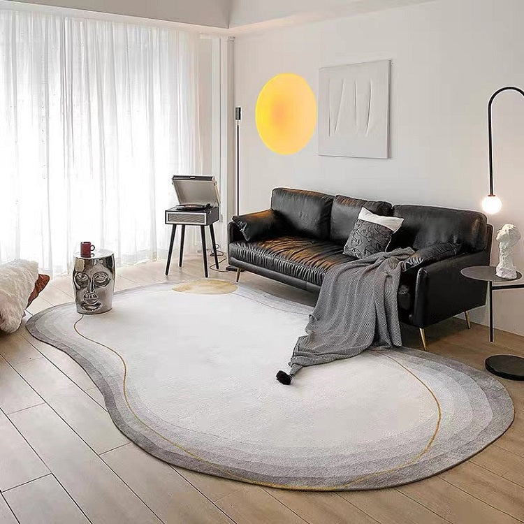 Irregular Shaped Area Rugs, Artistic Abstract Living Room Rugs – LoveStyle
