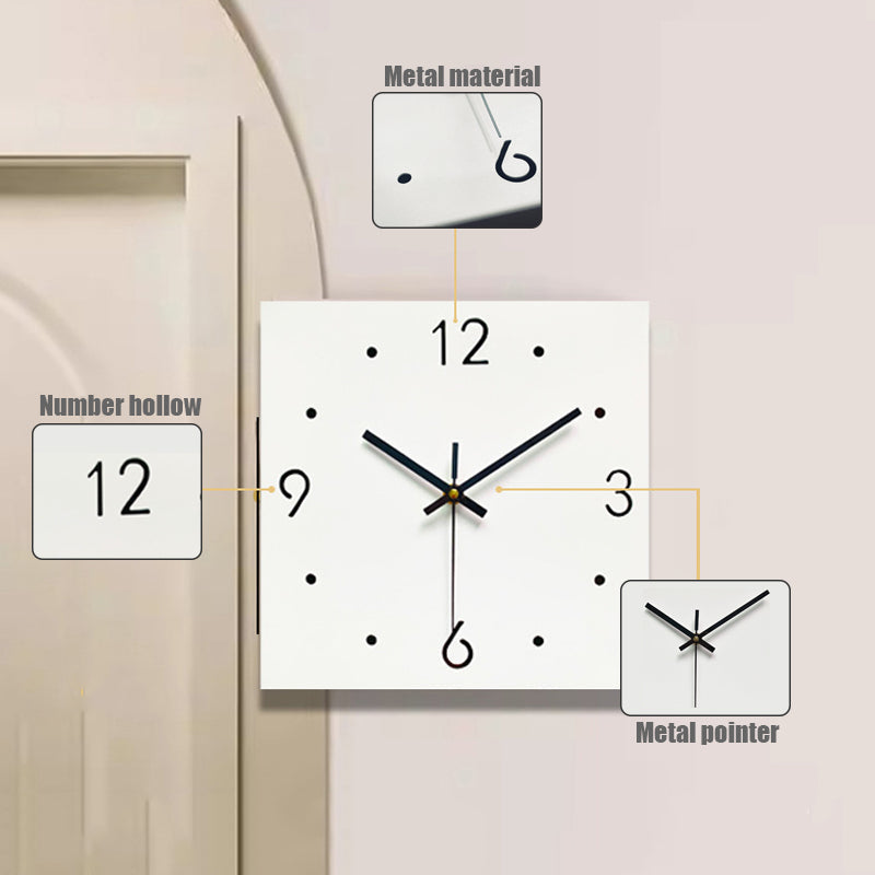 10.2 inch Double Sided Corner Wall Clock