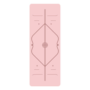 Thick 5 MM Yoga Mat with Alignment Marks