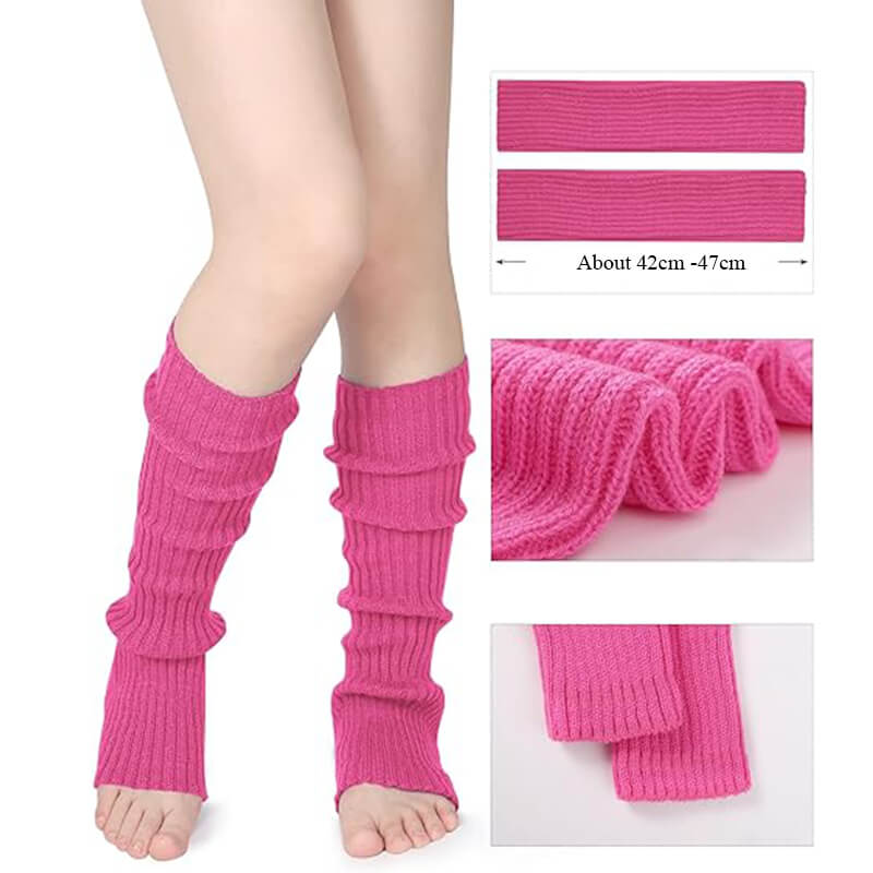 High Elastic Knitted Leg Warmers for Women Girl