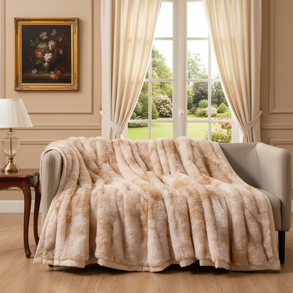 Luxury Tie-Dye Fleece Fuzzy Blankets for Winter