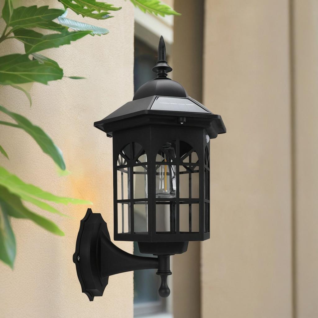 Solar Wall Lights Outdoor Waterproof - Dusk to Dawn Motion Sensor