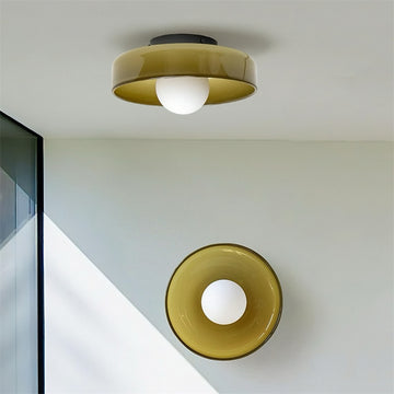 Nordic Modern Round Glass Ceiling Light