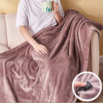 Soft Flannel Electric Heated Throw Blanket