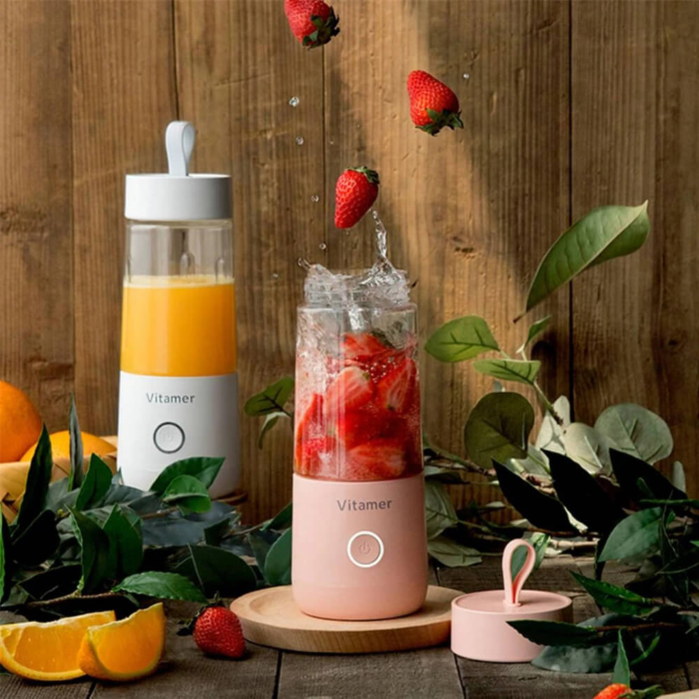 Electric Portable Blender Bottle, USB Rechargeable Mini Portable