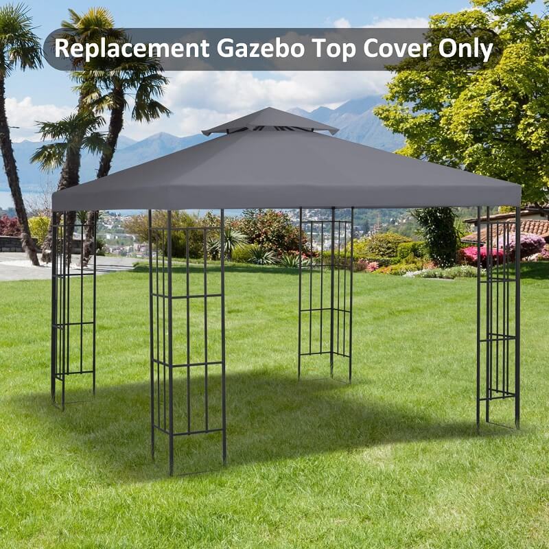 10x10 Gazebo Replacement Canopy Top Cover