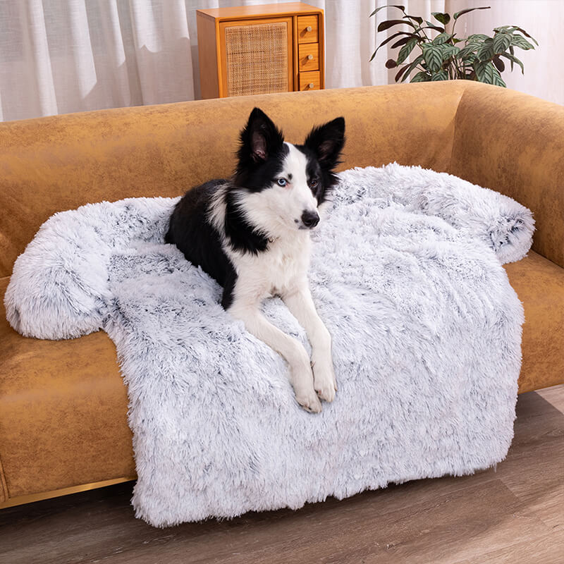 Calming Sofa Dog Bed with Removable Washable Cover