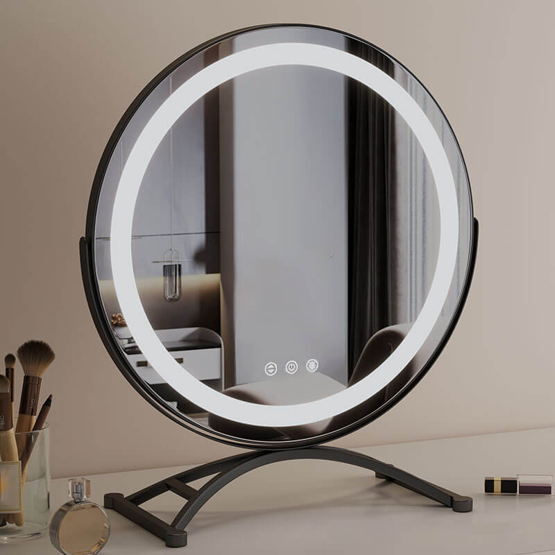 Makeup Mirror with Lights by Touch Control