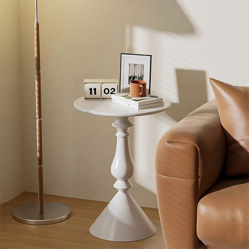 Metal Round Small Side Table