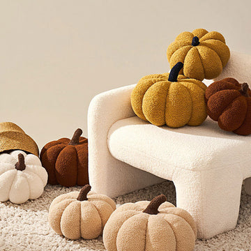 Pumpkin Shaped Decorative Throw Pillow