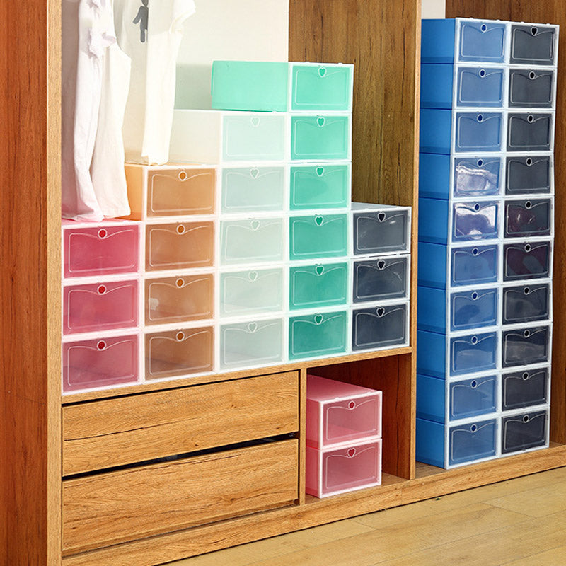 6/10 Pcs Stackable Shoe Storage Boxes