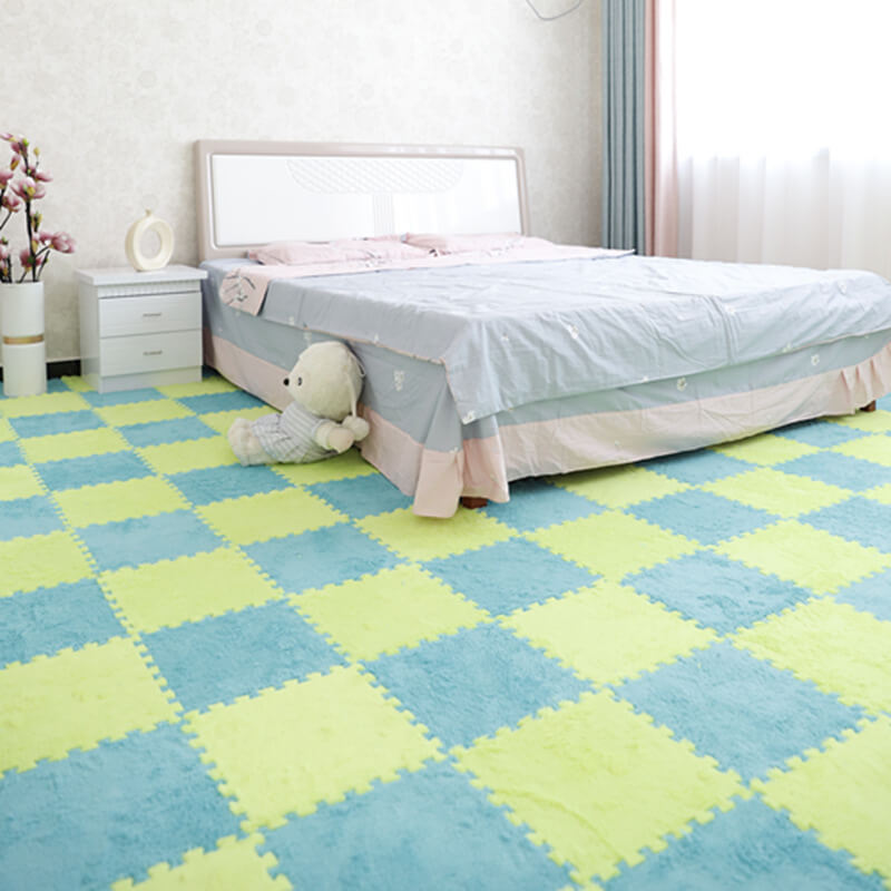 Washable Plush Interlocking Foam Floor Mat