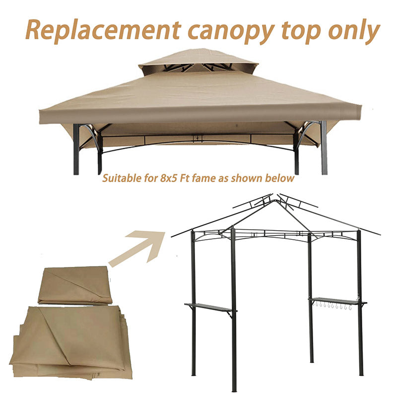 10x10 Gazebo Replacement Canopy Top Cover