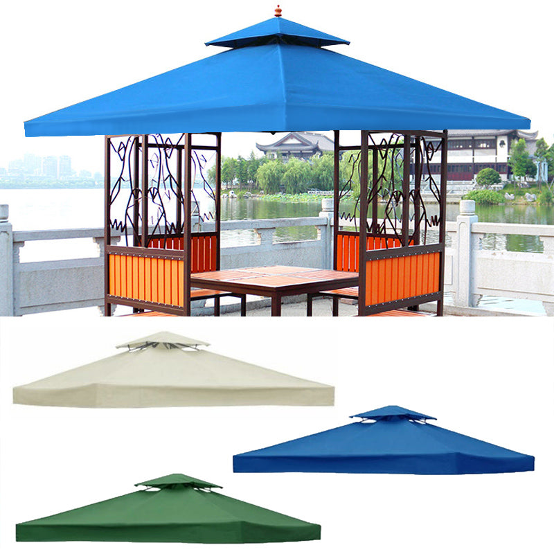 10x10 Gazebo Replacement Canopy Top Cover, 2Tier Waterproof Grill