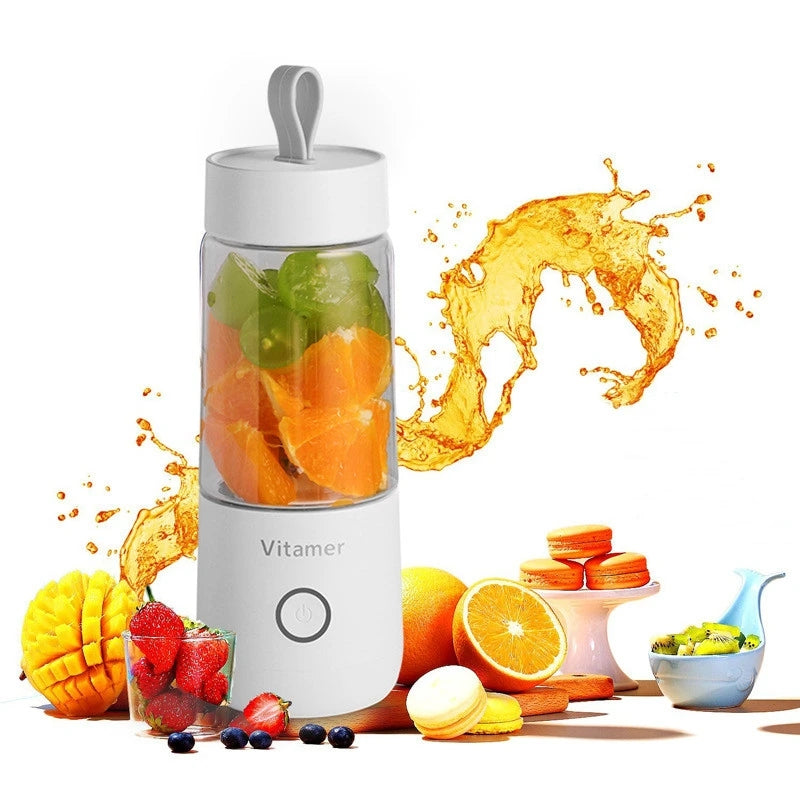 Electric Portable Blender Bottle, USB Rechargeable Mini Portable