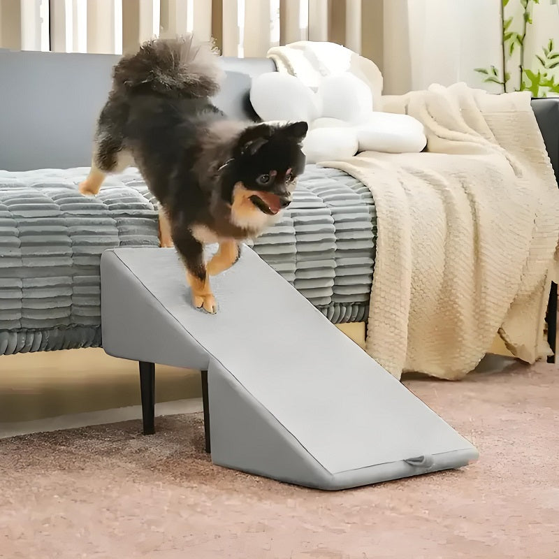 2-in-1 Foldable Dog Stairs Step Stool