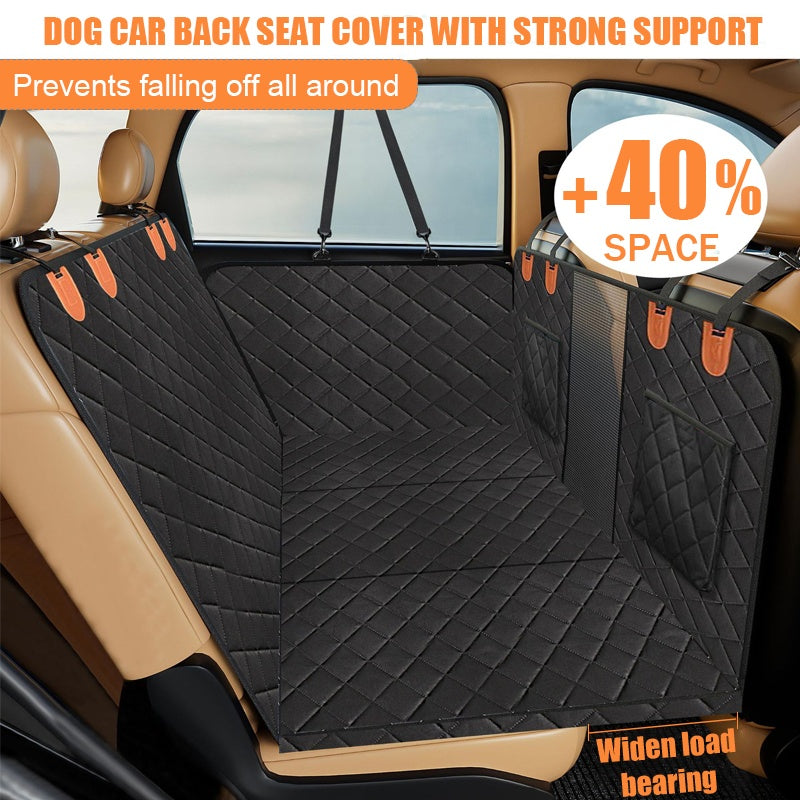 Scratch-resistant Pet Dog Car Seat Cover with Viewing Window