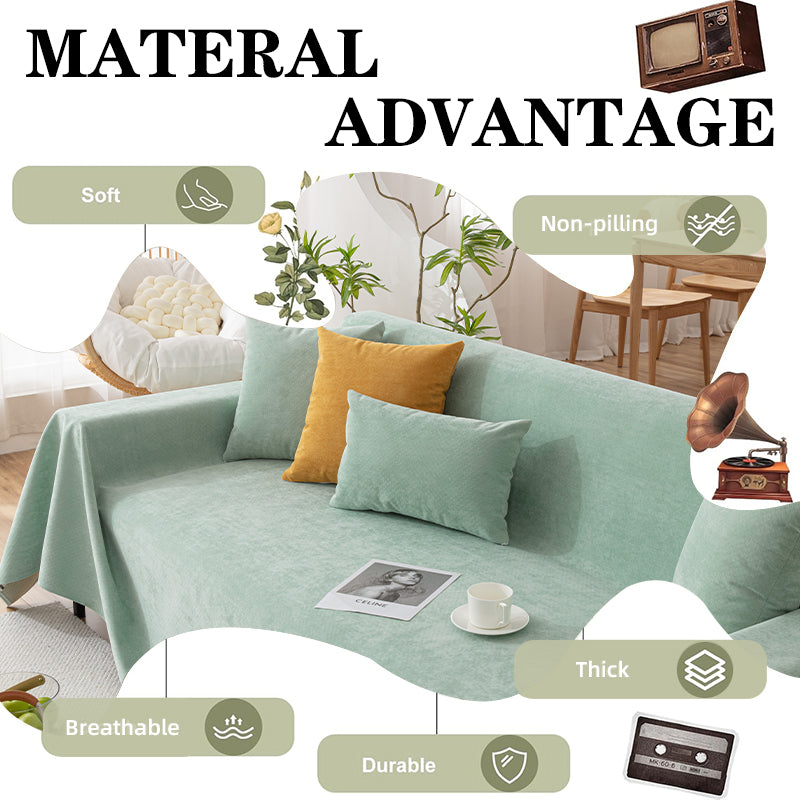 Non-slip and Waterproof Chenille Sofa Throws