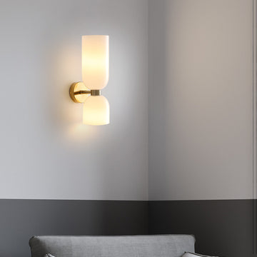 Nordic Modern Double Head Glass Wall Lamp