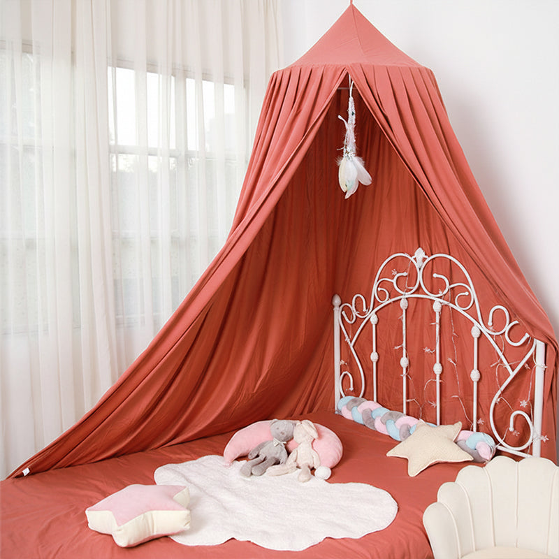 bed canopy-light pink