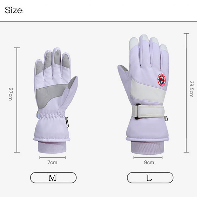 Waterproof Ski Gloves for Men Women