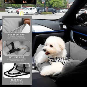 Travel Dog Car Seat with Seat Belt