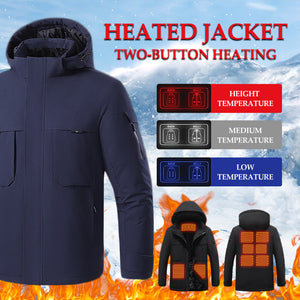 Detachable Hood Heated Jackets for Men Women