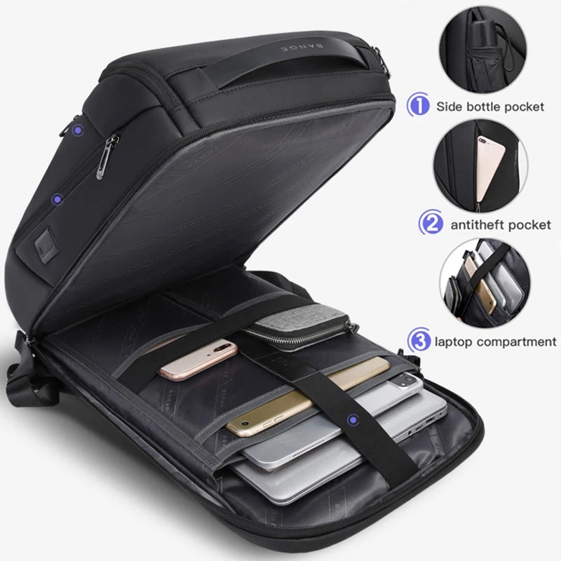 Travel Laptop Backpack with USB Charging Port