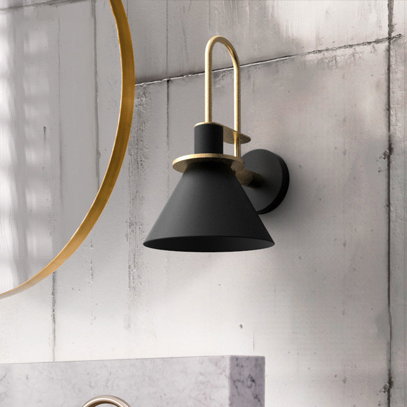 Macaron Vintage Wall Sconces Iron Lampshade