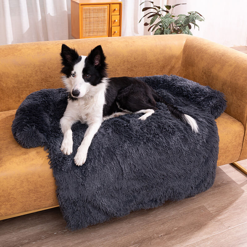 Calming Sofa Dog Bed with Removable Washable Cover