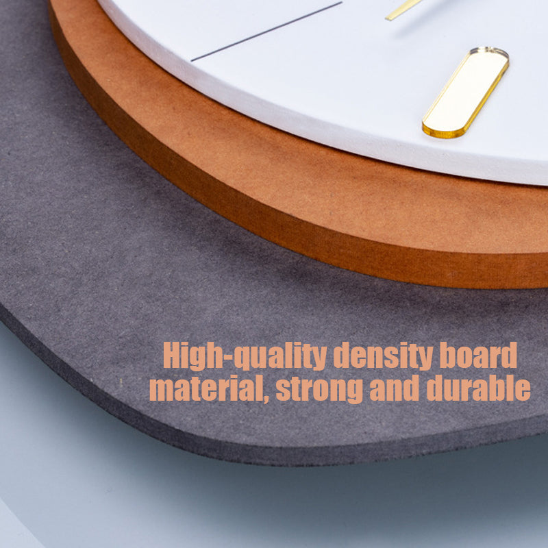 Geometric Splicing Creative Wall Clock with Pendulum