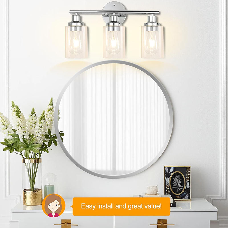 Black Retro Indoor Wall Lamp for Bedroom Vanity Mirror