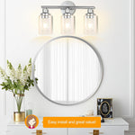 Black Retro Indoor Wall Lamp for Bedroom Vanity Mirror