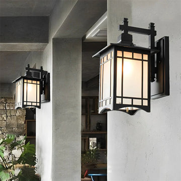 Waterproof LED Solar Outdoor Wall Light with Remote
