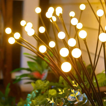 4 Pack Firefly Solar Lights for Outdoor Garden