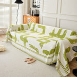 Printed Decorative Blankets with Tassel for Living Room