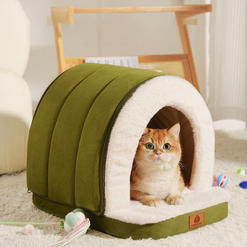 Warm Deep Sleeping Cat Cave Dog House