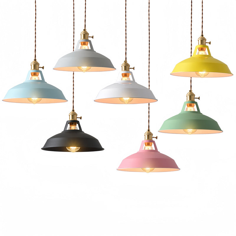 Vintage Iron Art Pendant Light