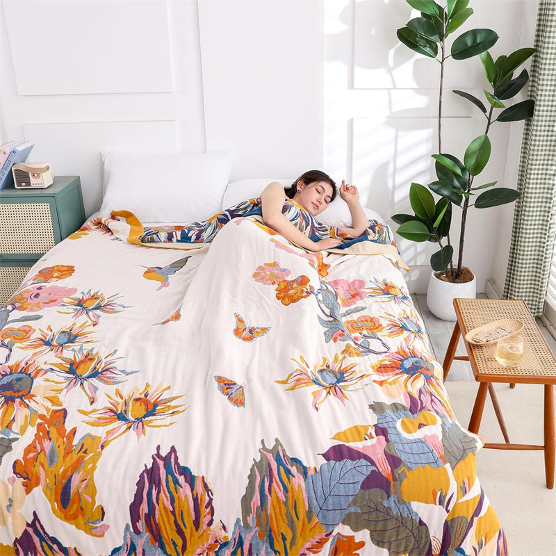 Cosy Breathable Cotton Reversible Quilt