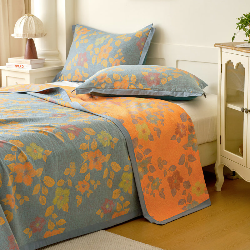 Boho Breathable Cotton Gauze Quilt 3 Layer